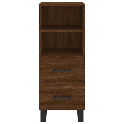 Highboard Braun Eichen-Optik 34,5x34x180 cm Holzwerkstoff