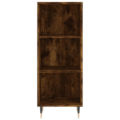 Highboard Räuchereiche 34,5x34x180 cm Holzwerkstoff