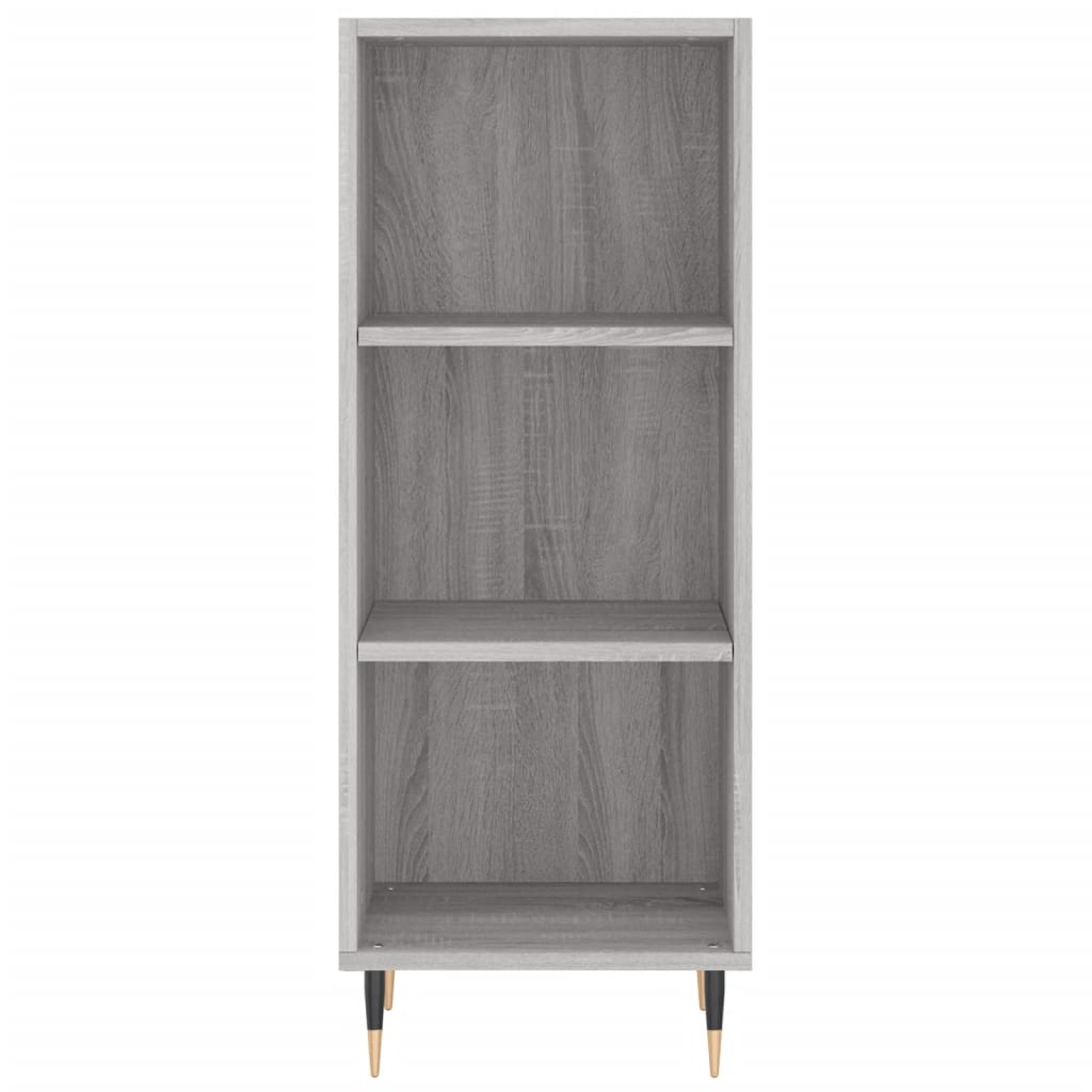 Highboard Grau Sonoma 34,5x34x180 cm Holzwerkstoff