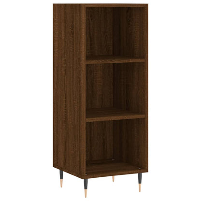 Highboard Braun Eichen-Optik 34,5x34x180 cm Holzwerkstoff