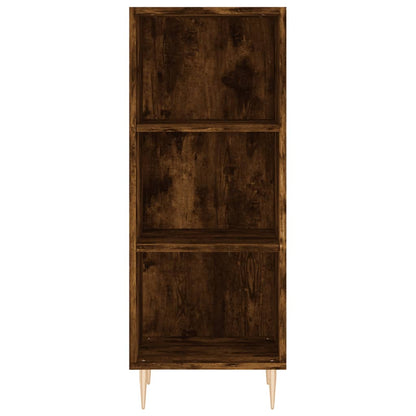 Highboard Räuchereiche 34,5x34x180 cm Holzwerkstoff