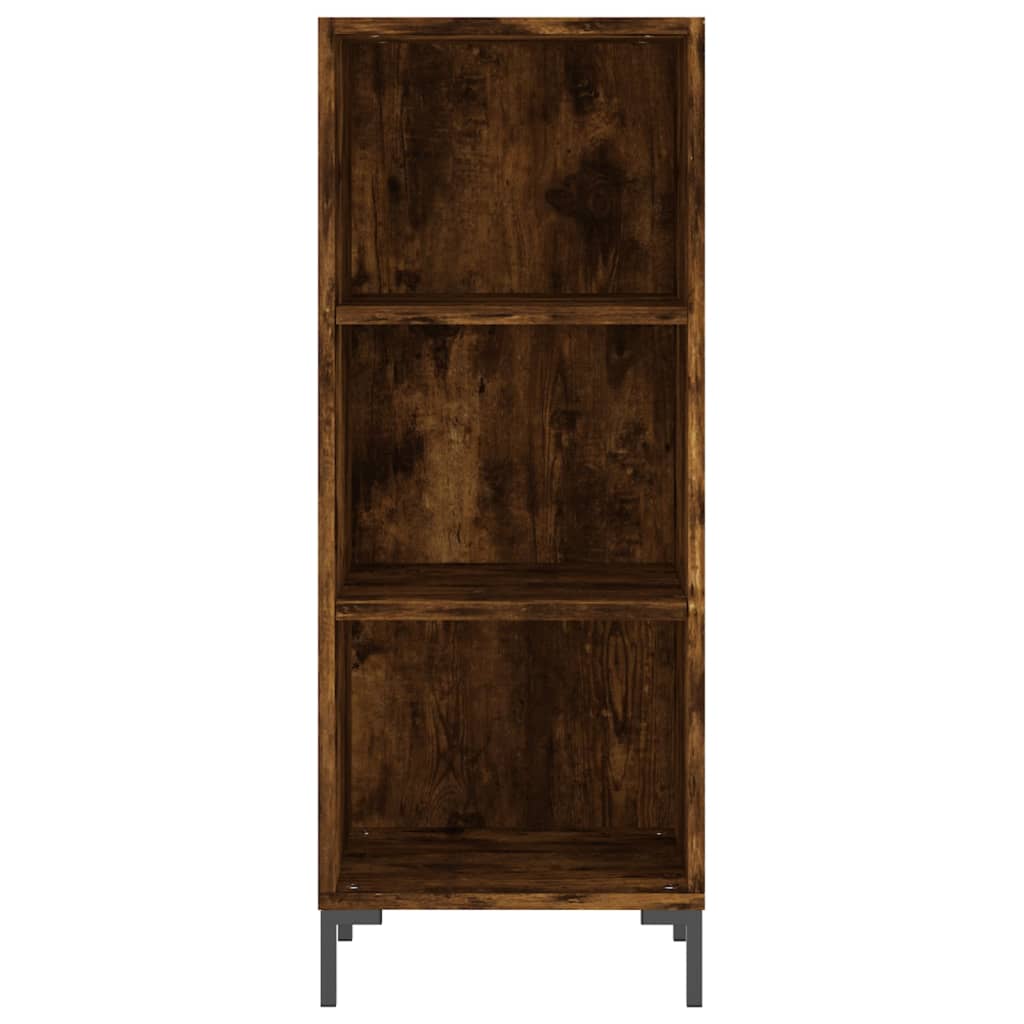 Highboard Räuchereiche 34,5x34x180 cm Holzwerkstoff