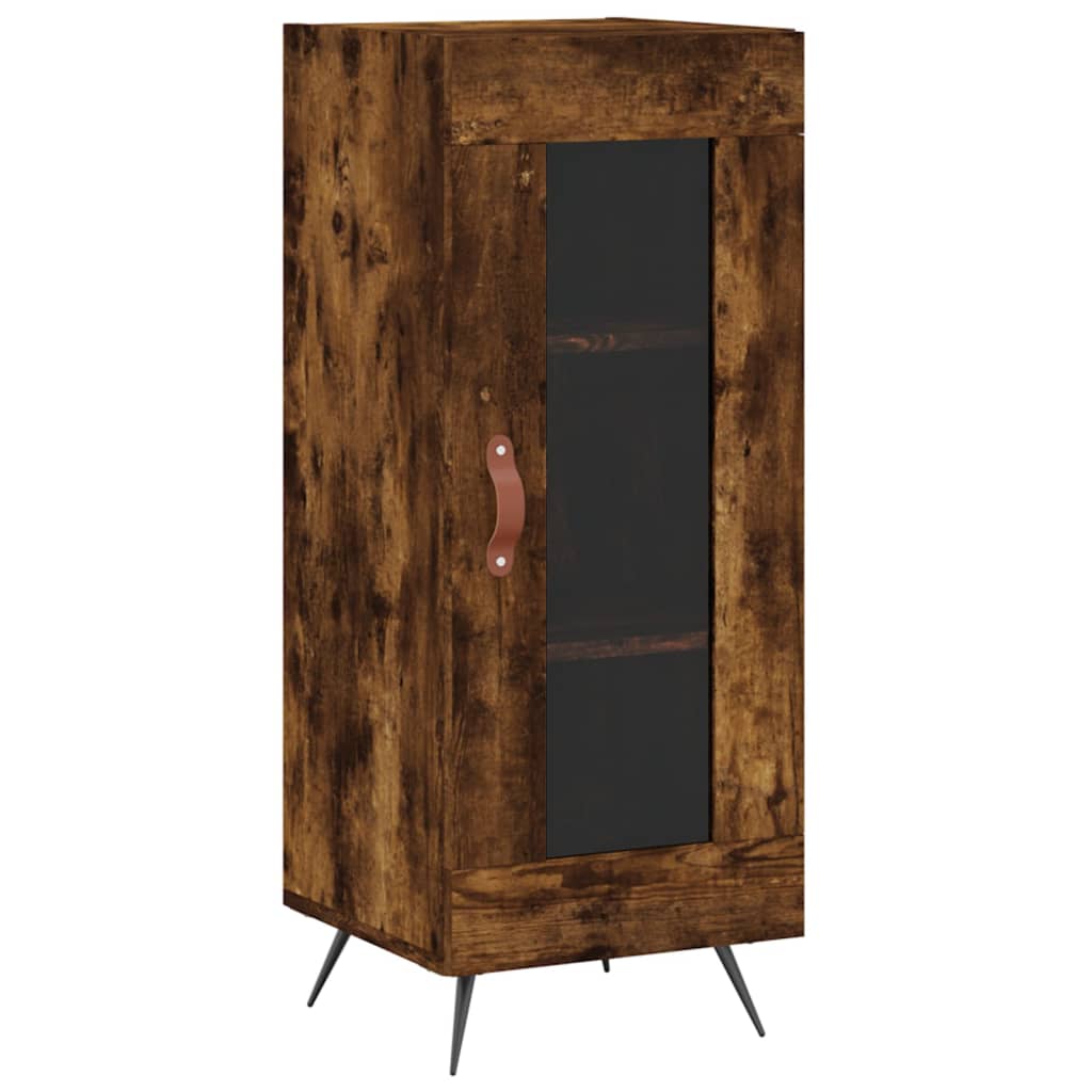 Highboard Räuchereiche 34,5x34x180 cm Holzwerkstoff