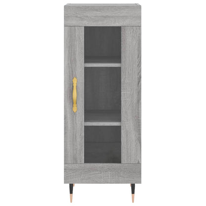 Highboard Grau Sonoma 34,5x34x180 cm Holzwerkstoff