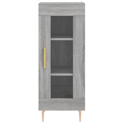 Highboard Grau Sonoma 34,5x34x180 cm Holzwerkstoff