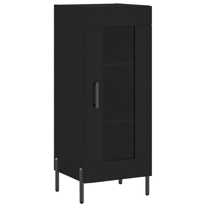 Highboard Schwarz 34,5x34x180 cm Holzwerkstoff