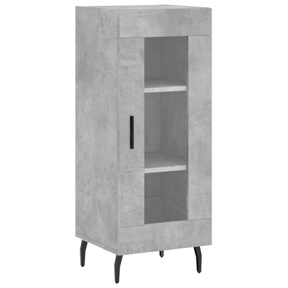 Highboard Betongrau 34,5x34x180 cm Holzwerkstoff