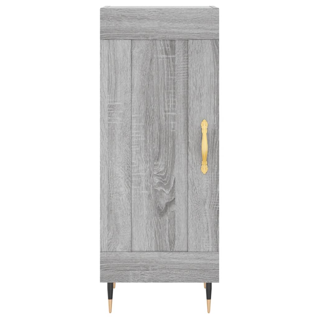 Highboard Grau Sonoma 34,5x34x180 cm Holzwerkstoff