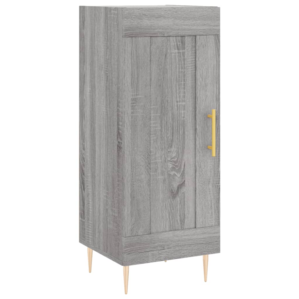 Highboard Grau Sonoma 34,5x34x180 cm Holzwerkstoff