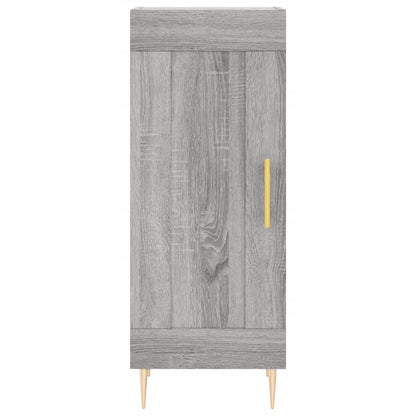 Highboard Grau Sonoma 34,5x34x180 cm Holzwerkstoff