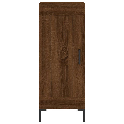 Highboard Braun Eichen-Optik 34,5x34x180 cm Holzwerkstoff