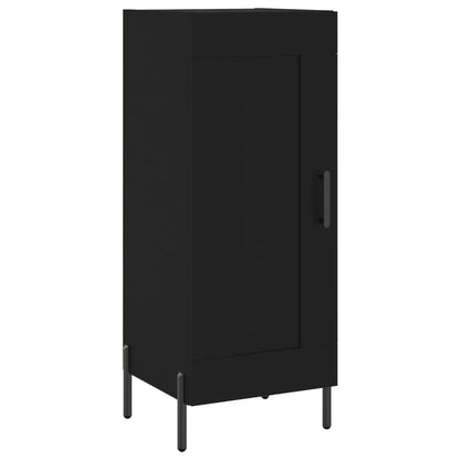 Highboard Schwarz 34,5x34x180 cm Holzwerkstoff