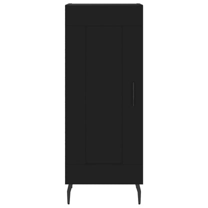 Highboard Schwarz 34,5x34x180 cm Holzwerkstoff