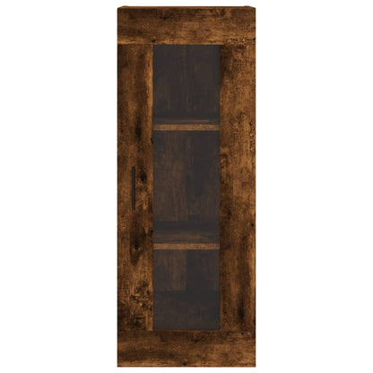 Highboard Räuchereiche 34,5x34x180 cm Holzwerkstoff