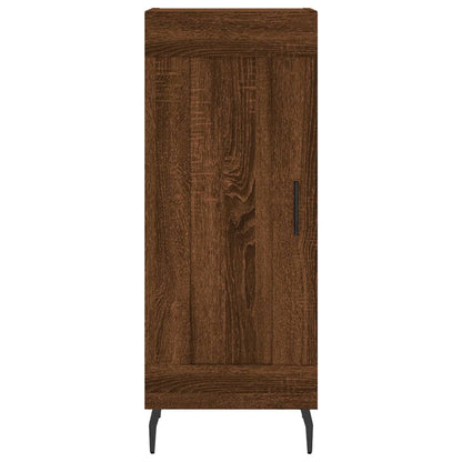 Highboard Braun Eichen-Optik 34,5x34x180 cm Holzwerkstoff