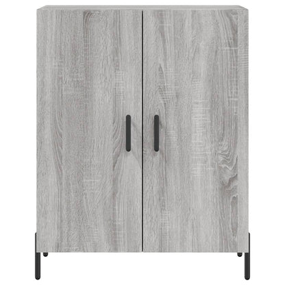 Highboard Grau Sonoma 69,5x34x180 cm Holzwerkstoff