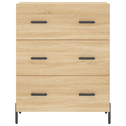 Highboard Sonoma-Eiche 69,5x34x180 cm Holzwerkstoff