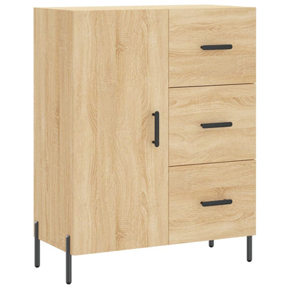 Highboard Sonoma-Eiche 69,5x34x180 cm Holzwerkstoff