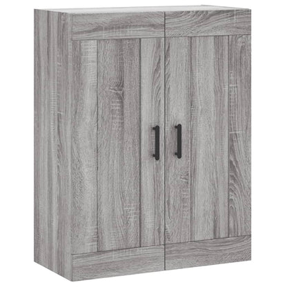 Highboard Grau Sonoma 69,5x34x180 cm Holzwerkstoff