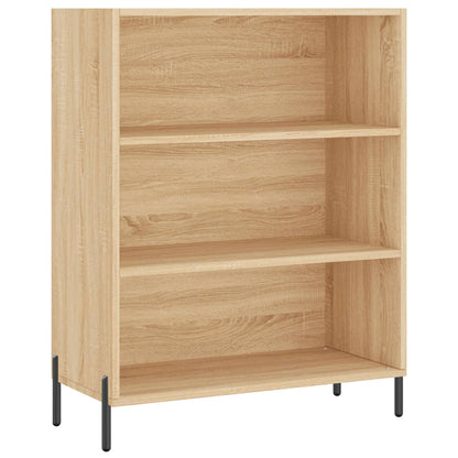 Highboard Sonoma-Eiche 69,5x34x180 cm Holzwerkstoff