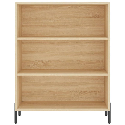 Highboard Sonoma-Eiche 69,5x34x180 cm Holzwerkstoff