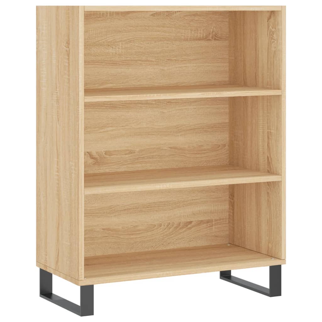 Highboard Sonoma-Eiche 69,5x34x180 cm Holzwerkstoff