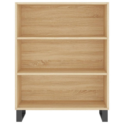 Highboard Sonoma-Eiche 69,5x34x180 cm Holzwerkstoff