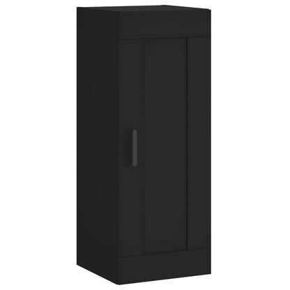 Highboard Schwarz 34,5x34x180 cm Holzwerkstoff