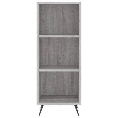 Highboard Grau Sonoma 34,5x34x180 cm Holzwerkstoff