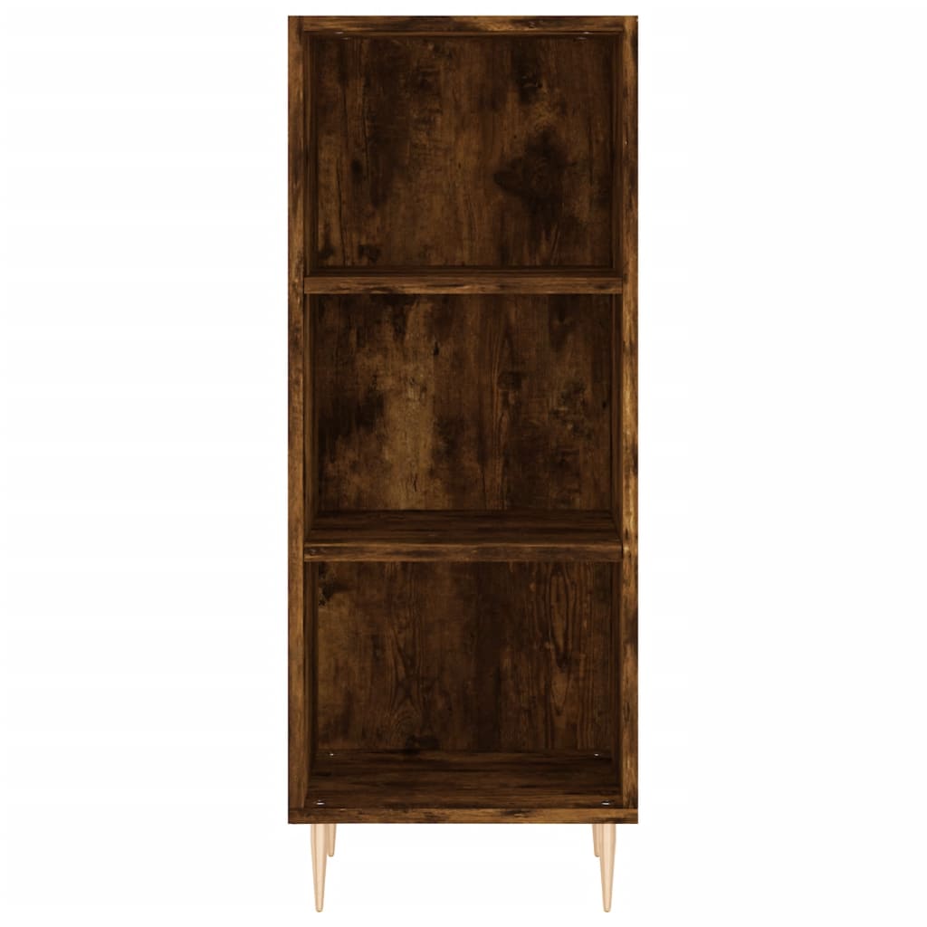 Highboard Räuchereiche 34,5x34x180 cm Holzwerkstoff