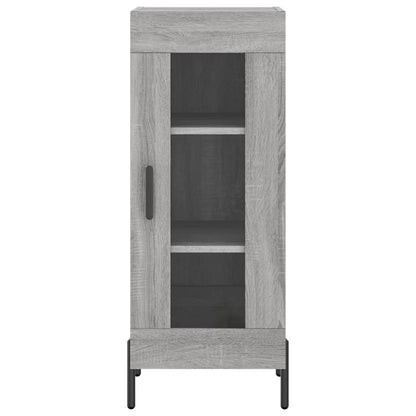 Highboard Grau Sonoma 34,5x34x180 cm Holzwerkstoff