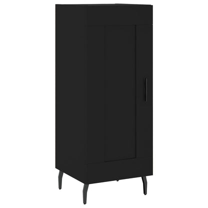 Highboard Schwarz 34,5x34x180 cm Holzwerkstoff