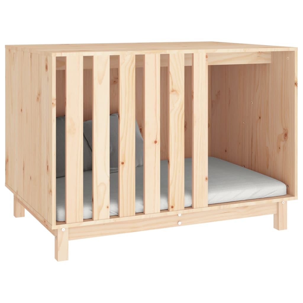 Hundehütte 100x70x72 cm Massivholz Kiefer