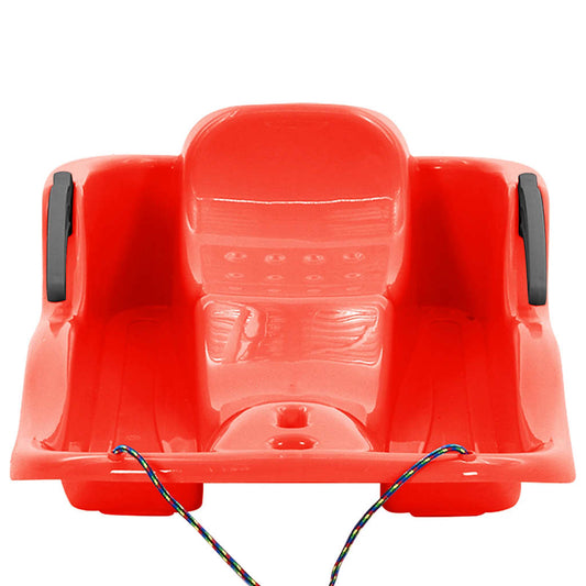 Schlitten mit Bremsen Rot 87x40x18 cm Polypropylen