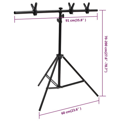 Fotostudio-Set mit Leuchten, Hintergrund und Reflektor