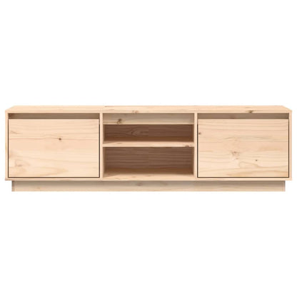 TV-Schrank 140x35x40 cm Massivholz Kiefer