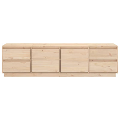 TV-Schrank 176x37x47,5 cm Massivholz Kiefer