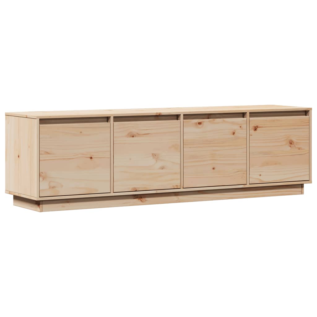 TV-Schrank 156x37x45 cm Massivholz Kiefer