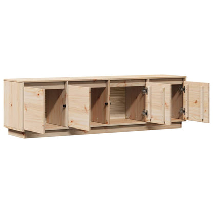 TV-Schrank 156x37x45 cm Massivholz Kiefer