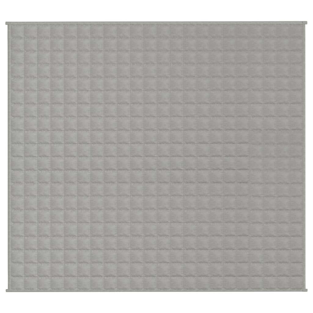 Gewichtsdecke Grau 200x225 cm 13 kg Stoff