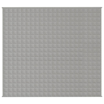 Gewichtsdecke Grau 200x225 cm 13 kg Stoff