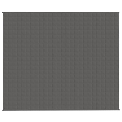 Gewichtsdecke Grau 220x260 cm 15 kg Stoff