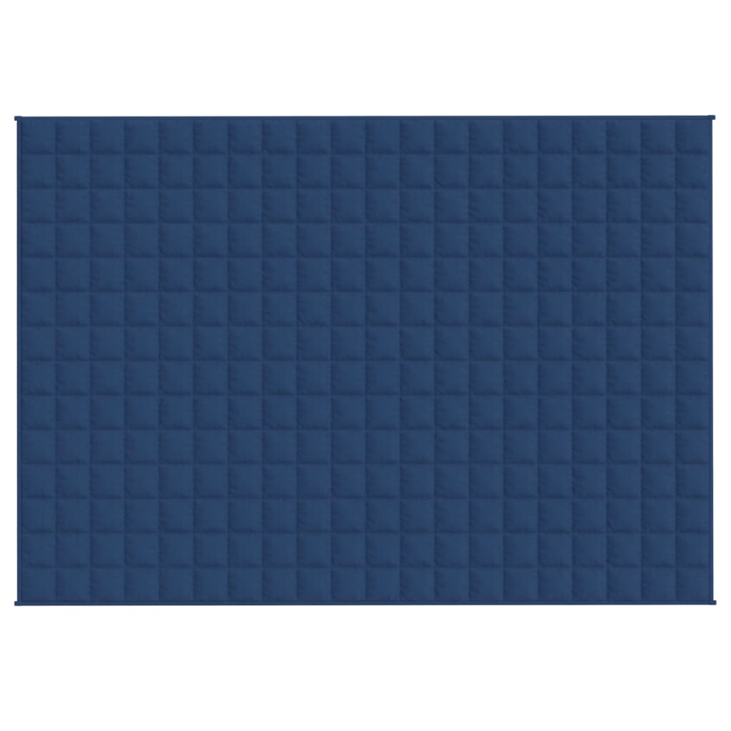 Gewichtsdecke Blau 138x200 cm 6 kg Stoff