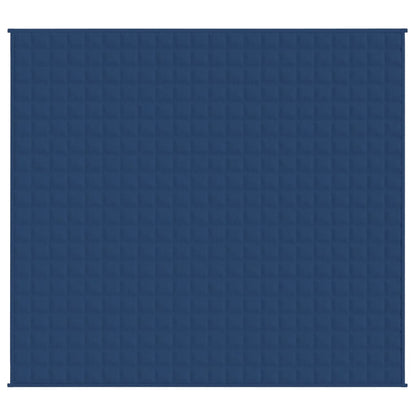 Gewichtsdecke Blau 220x235 cm 15 kg Stoff