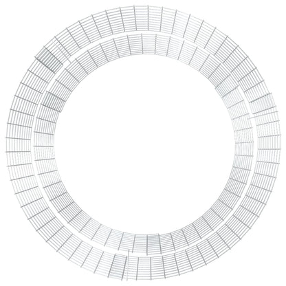 Gabionen-Feuerstelle Ø 100 cm Verzinktes Eisen