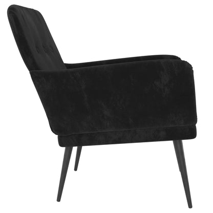 Sessel Schwarz 62x79x79 cm Samt