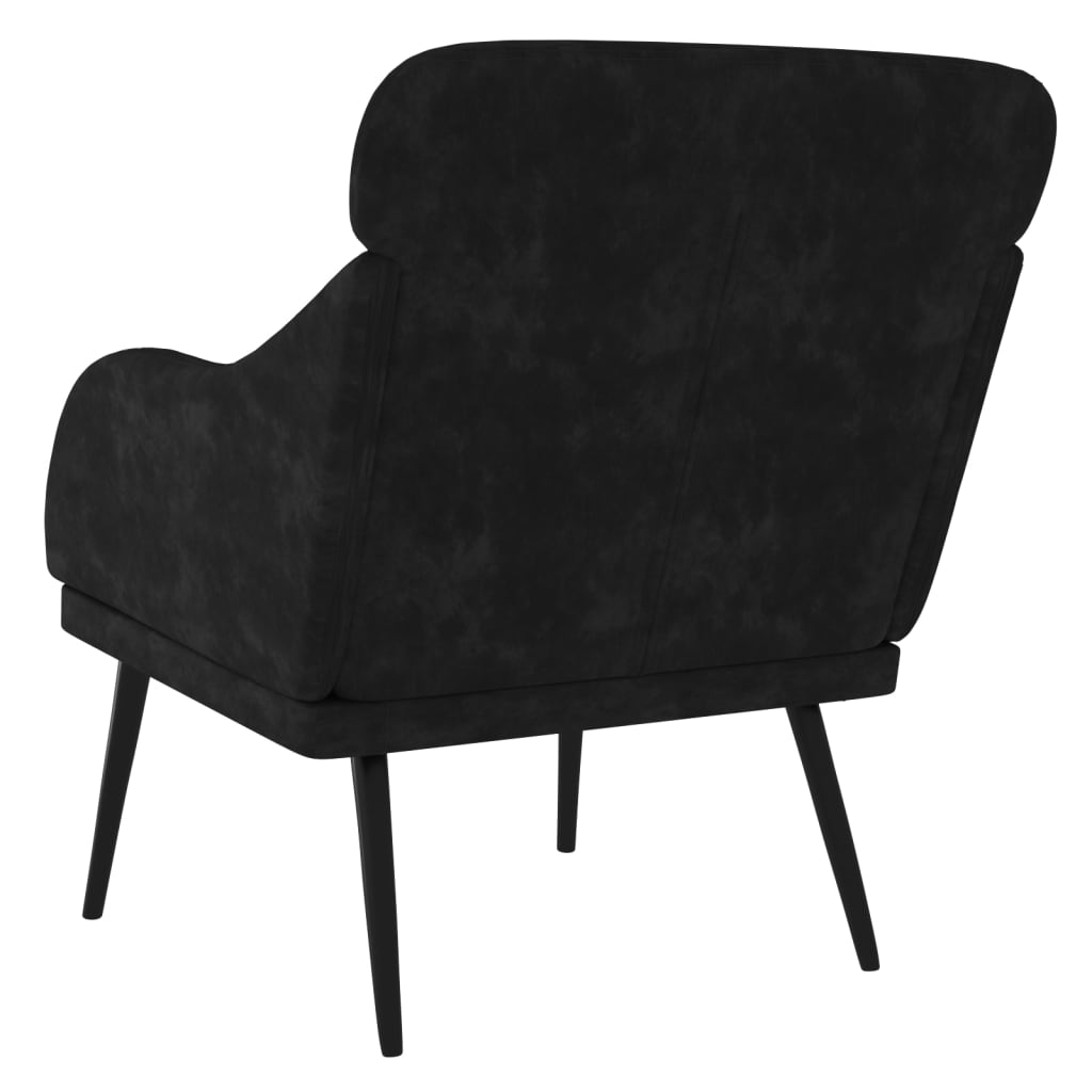 Sessel Schwarz 63x76x80 cm Samt