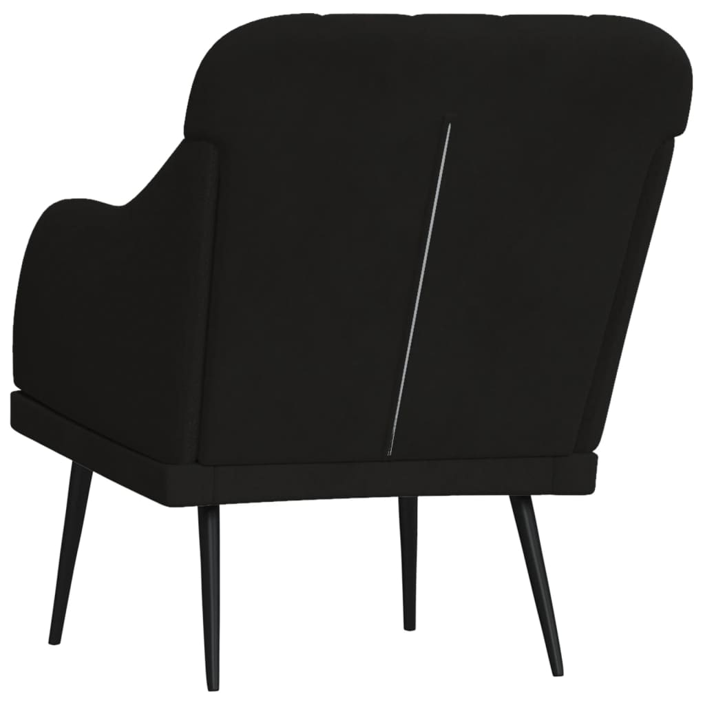 Sessel Schwarz 63x76x80 cm Samt