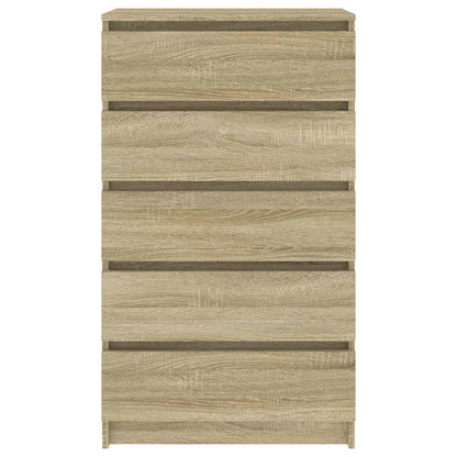 Schubladenschrank Sonoma-Eiche 60x36x103 cm Holzwerkstoff