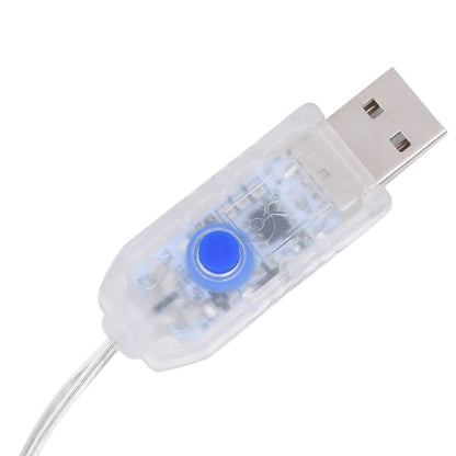 LED-Rentiere 4 Stk. Blau 160 LEDs Acryl